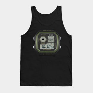 Casio Royale Green Bezel Tank Top